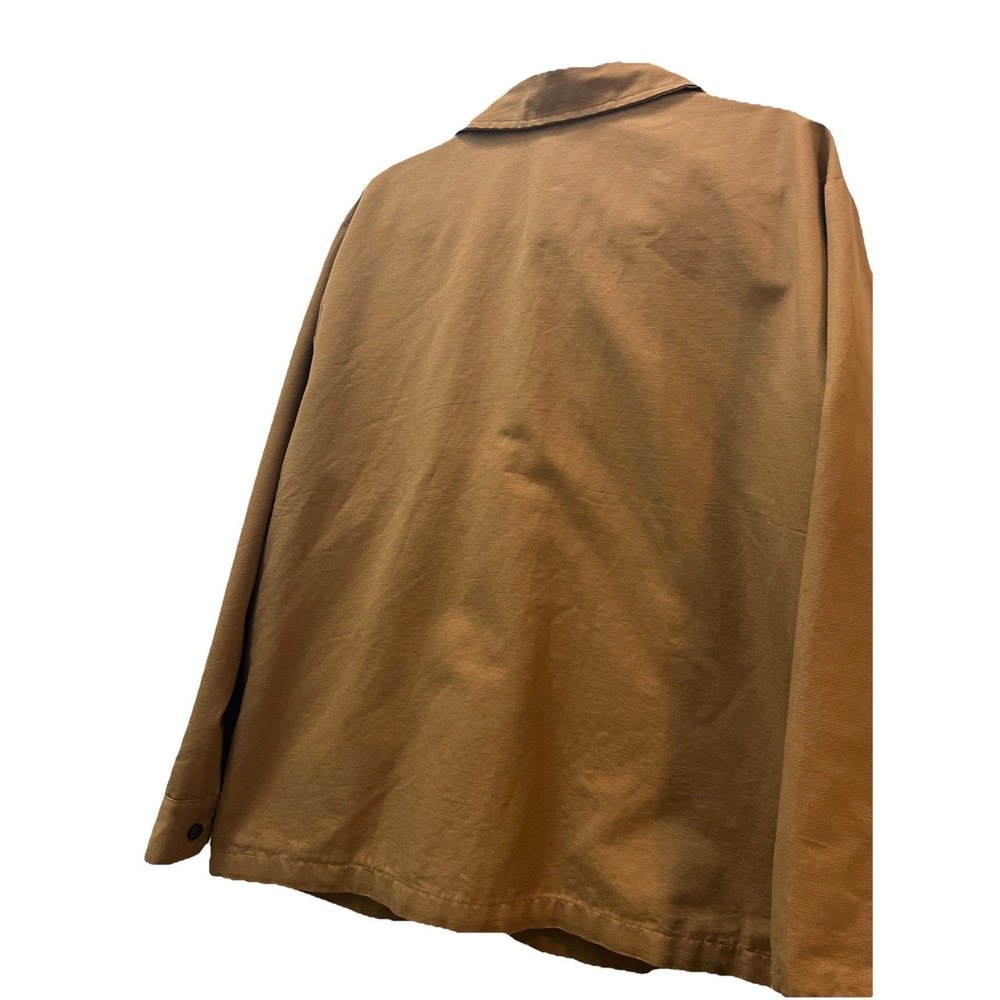 Dickies Work Jacket Vintage Duck Canvas, Size XLarge 5 Pockets Zip Button Front - Picture 3 of 4
